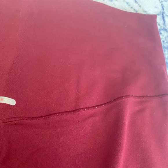 Aerie Maroon Leggings - Picture 5 of 5
